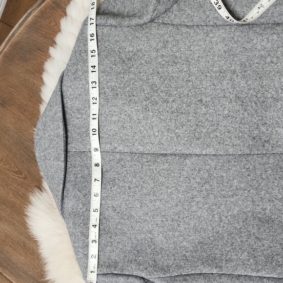 NWT Marc New York Andrew Marc Grey Long Sleeve Long Button Up Coat Sz Large - Picture 11 of 15